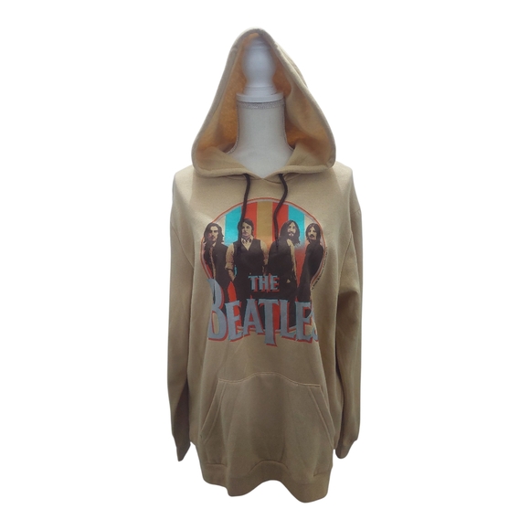 The Beatles Brown Hoodie with Iconic Graphic - Picture 5 of 6